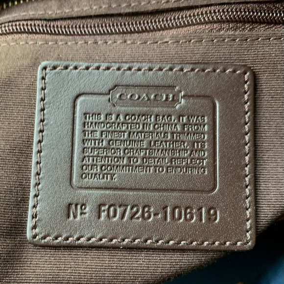 Coach shoulder bag, brown - Picture 3 of 3